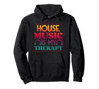 La Musique House est ma thérapie La Musique House rétro Sweat à Capuche