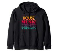 La Musique House est ma thérapie La Musique House rétro Sweat à Capuche