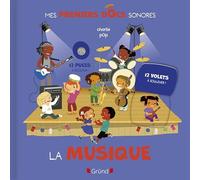 La Musique - Livre sonore et d'éveil avec 12 puces sonores et des volets - À partir de 1 an