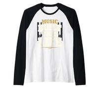 La Musique n'est Pas Une Phase Mode de Vie du Musicien Passion Musicale Manche Raglan