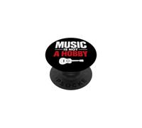 La Musique n'est Pas Une Phase Mode de Vie du Musicien Passion Musicale PopSockets PopGrip Adhésif