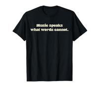 La Musique Parle ce Que Les Mots ne Peuvent exprimer - Soulful Melody Art T-Shirt