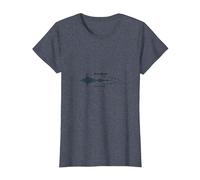 La Musique Parle ce Que Les Mots ne Peuvent Pas - Soundwave T-Shirt, Femme, Bleu Chiné, S