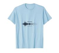 La Musique Parle ce Que Les Mots ne Peuvent Pas - Soundwave T-Shirt, Homme, Bleu Céleste, 3XL