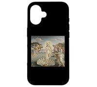 La Naissance des Chats, Parodie Botticelli drôle Art de la Renaissance Coque pour iPhone 16
