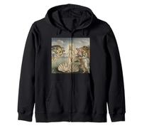 La Naissance des Chats, Parodie Botticelli drôle Art de la Renaissance Sweat à Capuche
