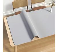 La nappe LUZBOSE est résistante à l'eau et à l'huile, facile à nettoyer, thermo-isolante et résistante aux brûlures (50x160cm, gris clair)