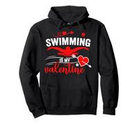 La Natation, C'est ma Saint-Valentin, Mon passionné de Natation, Mon Fun Valentine Sweat à Capuche