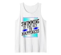 La Natation est la clé du Bonheur Débardeur
