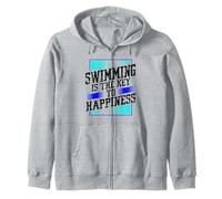 La Natation est la clé du Bonheur Sweat à Capuche