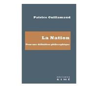 La nation: Pour une définition philosophique