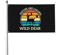 La Nature Appelle La Nature, Mon Cher Drapeaux Décoratif Colorée Garden Flag Avec Œillets Drapeaux De Jardin Pour Balcon Extérieure Pelouse 90X150Cm