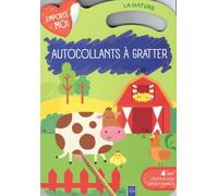 Collectif – La nature : Autocollants à gratter – Broché