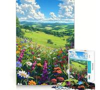 La Nature en Pleine Gloire Puzzle Difficile pour Adultes 1000 pièces Think Toy Paisible et Amusant Découpe Nette Pièce d'art de qualité (38x26cm)