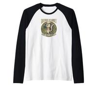 LA Nature EST Calme, Mon Pantalon n'est Pas Un Pantalon DE Camping RÉTRO. Couche Skunk Manche Raglan