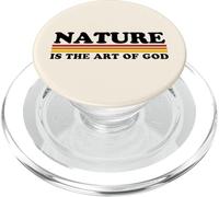La Nature est l'art de Dieu PopSockets PopGrip pour MagSafe