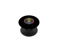 La Nature est ma Religion La Terre est Mon Arbre à Mandala d'église PopSockets PopGrip Adhésif