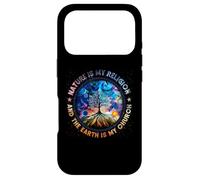 La Nature est ma Religion La Terre est Mon Arbre Mandala d'église Coque pour iPhone 17 Pro