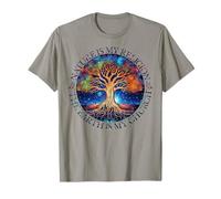 La Nature est ma Religion La Terre est Mon Arbre Mandala d'église T-Shirt