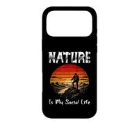 LA Nature EST MA Vie Sociale l'amour, L'Aventure, Seul, Le Plaisir du Silence Coque pour iPhone 17 Pro Max