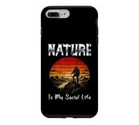LA Nature EST MA Vie Sociale l'amour, L'Aventure, Seul, Le Plaisir du Silence Coque pour iPhone 7 Plus/8 Plus