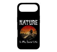 LA Nature EST MA Vie Sociale l'amour, L'Aventure, Seul, Le Plaisir du Silence Coque pour iPhone Air