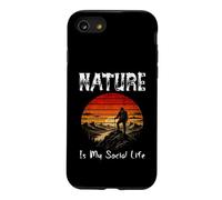 LA Nature EST MA Vie Sociale l'amour, L'Aventure, Seul, Le Plaisir du Silence Coque pour iPhone SE (2020) / 7/8