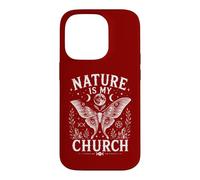 La Nature est Mon église, Lune, Papillon, Sorcellerie, sorcière wiccane Coque pour iPhone 14 Pro