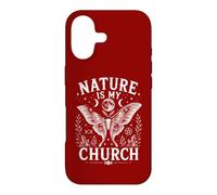 La Nature est Mon église, Lune, Papillon, Sorcellerie, sorcière wiccane Coque pour iPhone 17