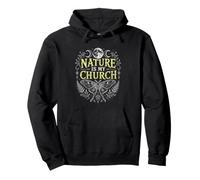 La Nature est Mon église, Lune, Papillon, Sorcellerie, sorcière wiccane Sweat à Capuche