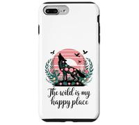 La nature est mon lieu de bonheur, Wolf Coque pour iPhone 7 Plus/8 Plus