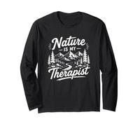 La Nature est Mon thérapeute Forest Escape Design Manche Longue