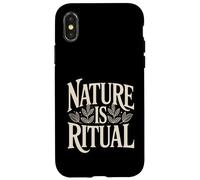 La Nature est Un rituel, la forêt, Un Amoureux Spirituel de la Nature Coque pour iPhone X/XS