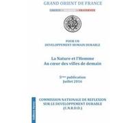 La Nature et l'Homme Au cœur des villes de demain Cnrdd (Auteur)