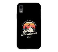 La Nature invoque Le cœur des aventuriers Coque pour iPhone XR