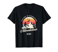 La Nature invoque Le cœur des aventuriers T-Shirt Graphique avec Valeur