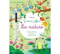 La nature - Je trace, j'efface - Kirsteen Robson - Usborne - broché - Document jeunesse