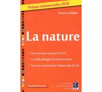 La nature : prépas commerciales 2016