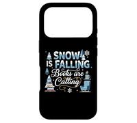 La Neige Tombe Les Livres appellent Une Lecture hivernale Amusante Coque pour iPhone 17 Pro