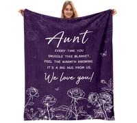 la nice tante cadeau d'anniversaire meilleur tante jamais couverture tante ma couverture de tante lancer des tasses pour tante 60 """" x80 """"