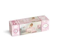 La Nina - Lit de Voyage Carlota (53 x 32 x 32 cm) poupées, Couleur Rose, 53 x 32 x 32 cm (Diset 60408)