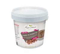 La Noix Gaillarde Purée 100% de Noisette Naturelle, de NOISETTE BIO, de Noix de cajou; Praliné Amande Noisette, 1kg/Seau (1 seau, Purée de noisette)