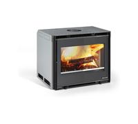 La Nordica 3009640 Insert 70 Lean.165 Bois Ventilé 8.5kW Porte En Fonte