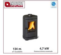 La Nordica Brigitte 16 Poêle à Bois En Fonte Émaillée 4,7 kW 134 m³ 3000140