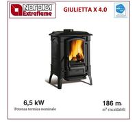 La Nordica Giulietta X 4.0 Poêle À Bois Foyer En Fonte Puissance 6.5 KW 7119201