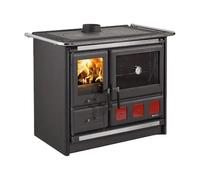 Nordica Extraflame Cuisinière à bois 11kw noir anthracite - ROSAXXL.16ACIERNOIRANTHRA