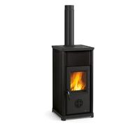 La Nordica Tea.16 Poêle À Bois 7,0 kW 201 m3 Chauffables 3004830 A+ Noir