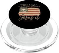 La normalité ne revient Pas Jésus est chrétien dans Apocalypse 1:4 PopSockets PopGrip pour MagSafe