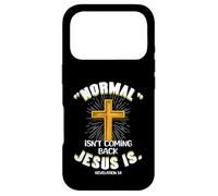La normalité ne revient Pas : Jésus est chrétien, Dimanche de Pâques Coque pour iPhone 17 Pro