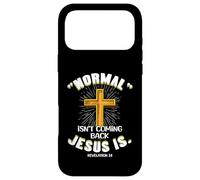La normalité ne revient Pas : Jésus est chrétien, Dimanche de Pâques Coque pour iPhone 17 Pro Max